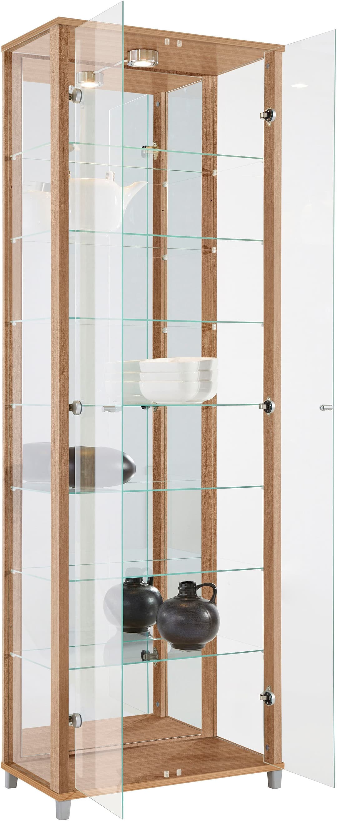 fif möbel Vitrine OPTIMA | Braun