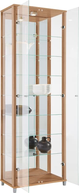 fif möbel Vitrine OPTIMA | Braun