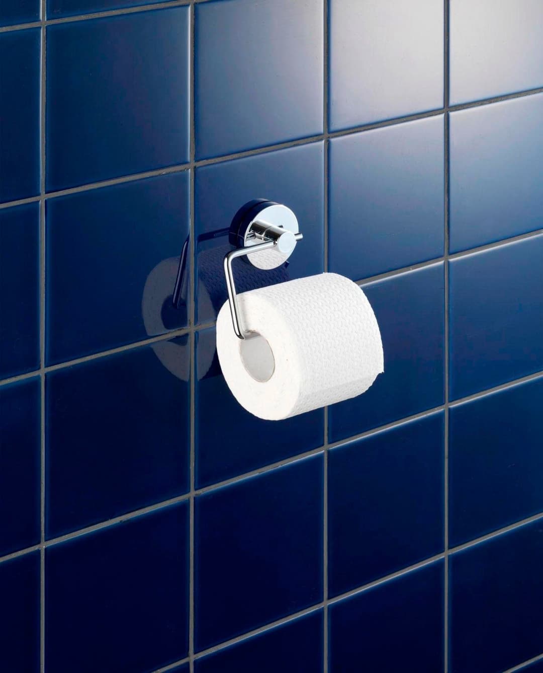 WENKO Toilettenpapierhalter Milazzo | Silber