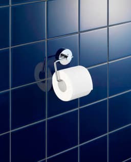 WENKO Toilettenpapierhalter Milazzo | Silber