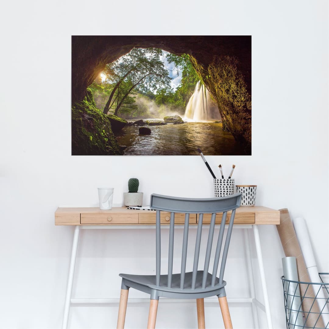 Reinders! Poster Natur Grotte | Mehrfarbig
