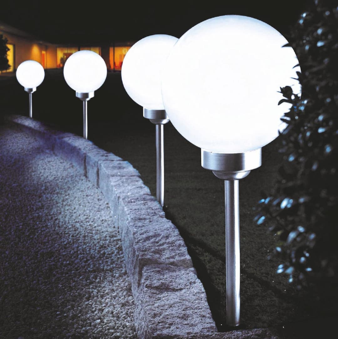 BONETTI LED Gartenleuchte | Weiß