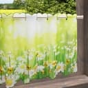 Delindo Lifestyle Scheibengardine Margeriten | Grün 3