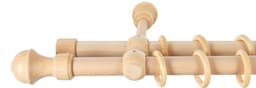 SN DECO GROUP Gardinenstange Ares | Holztöne