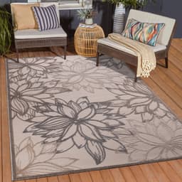 Sanat Teppich Floral 2 Outdoor | Beige