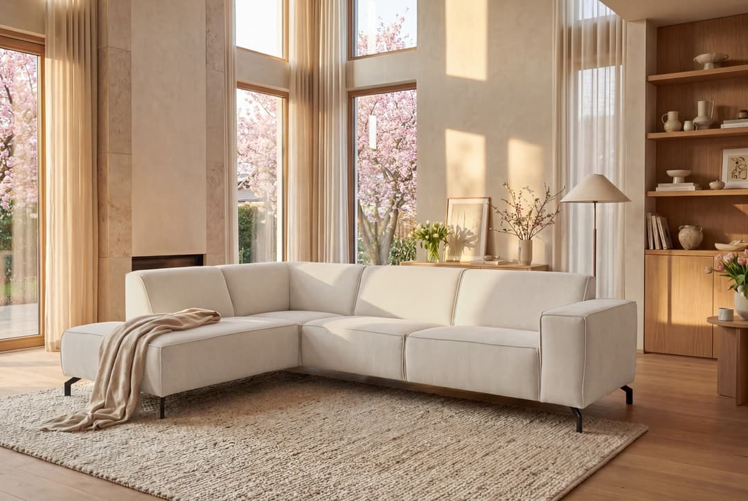 Home affaire Ecksofa LORCAN | Beige