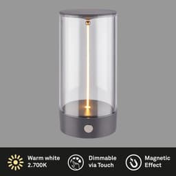 Briloner Leuchten LED Tischleuchte WIGGLE 7620015 | Schwarz