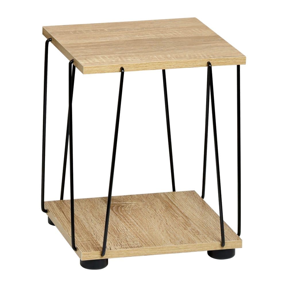 KESPER® Beistelltisch mit 2 Ablagen | Holztöne