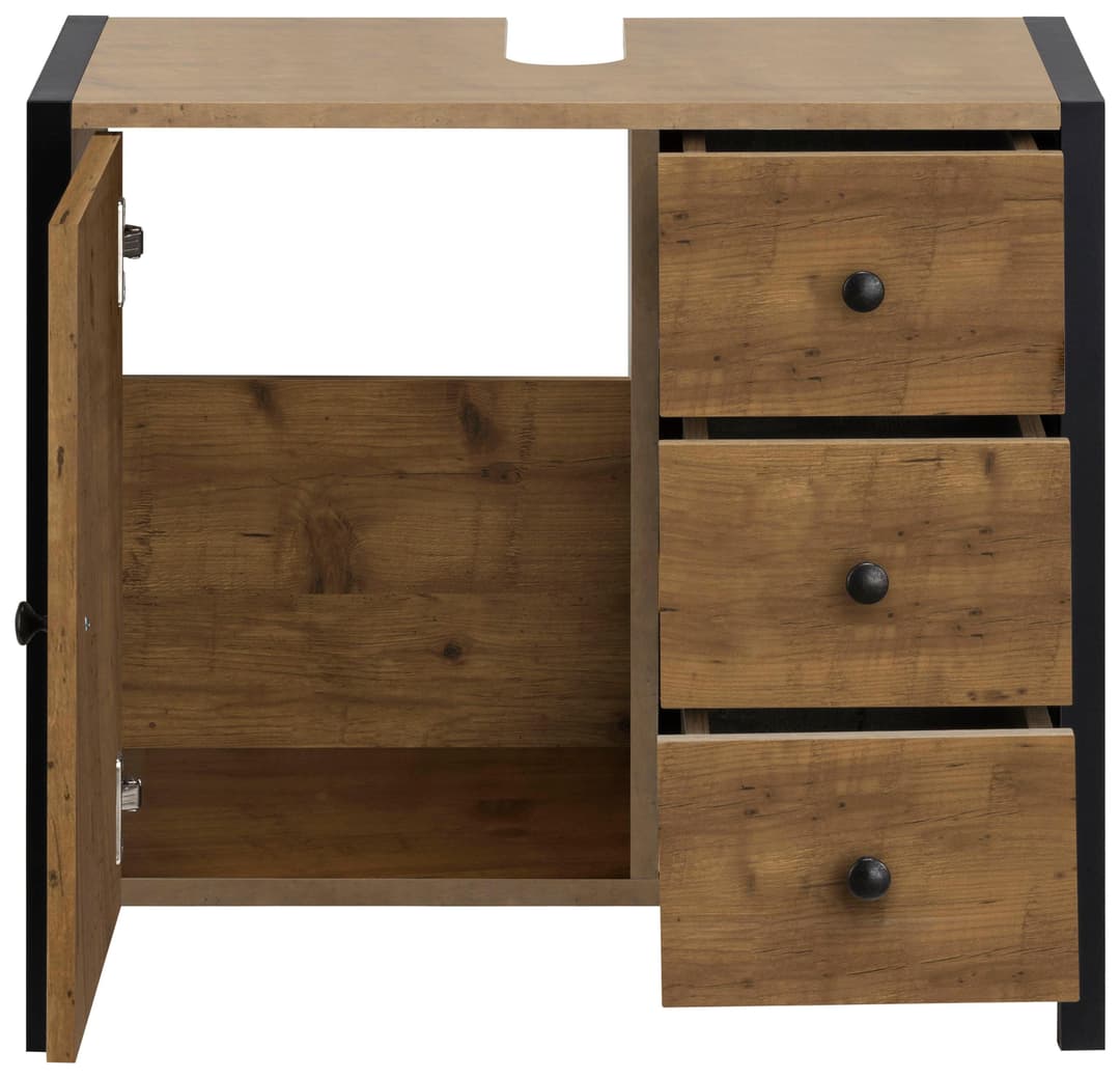 Home affaire Waschbeckenunterschrank Chris | Holztöne