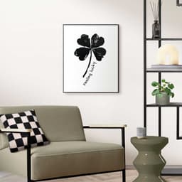 Reinders! Poster Feeling Lucky | Schwarz