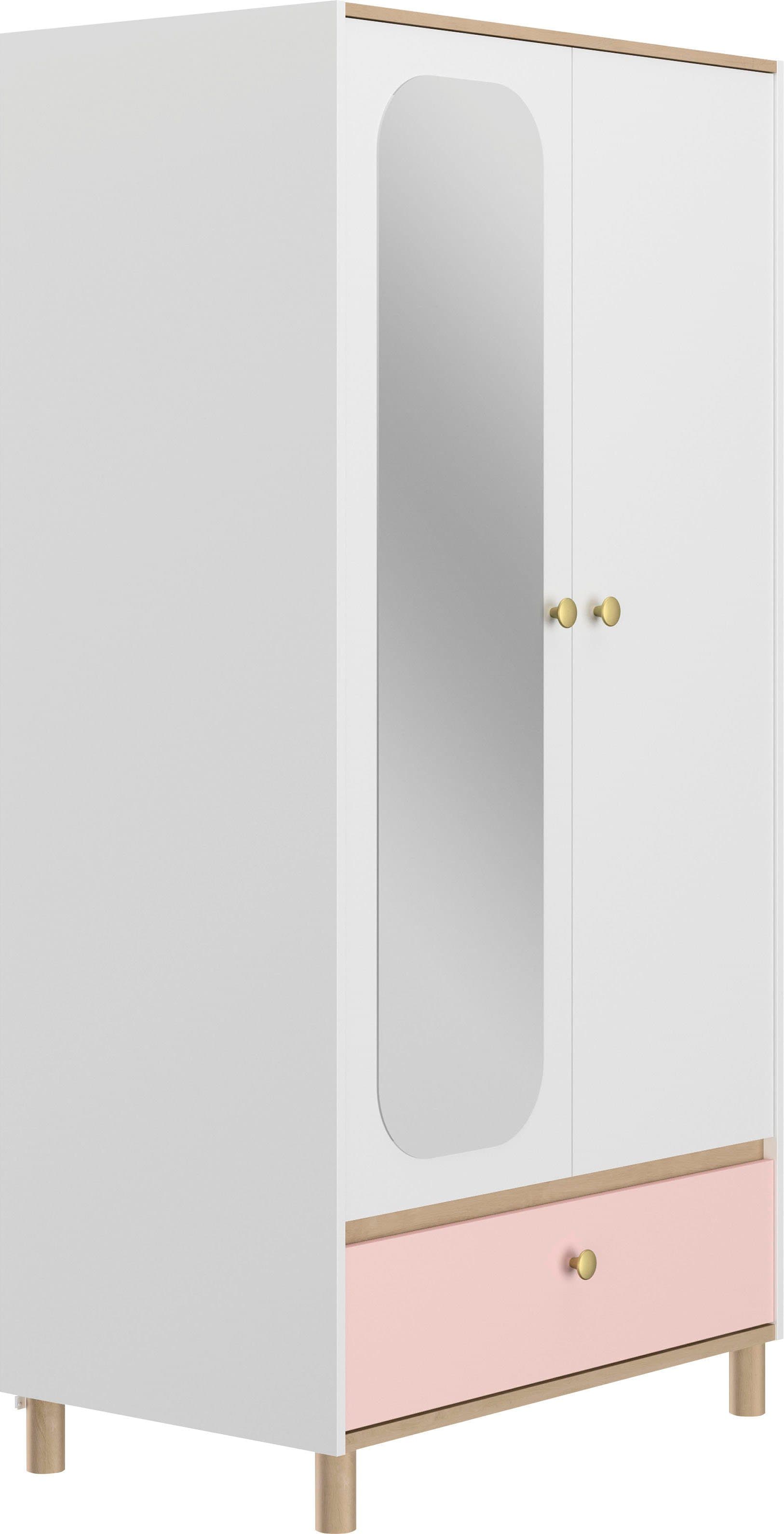 Gami Kleiderschrank Romy | Mehrfarbig