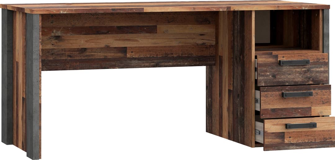 FORTE Clif Schreibtisch | Braun