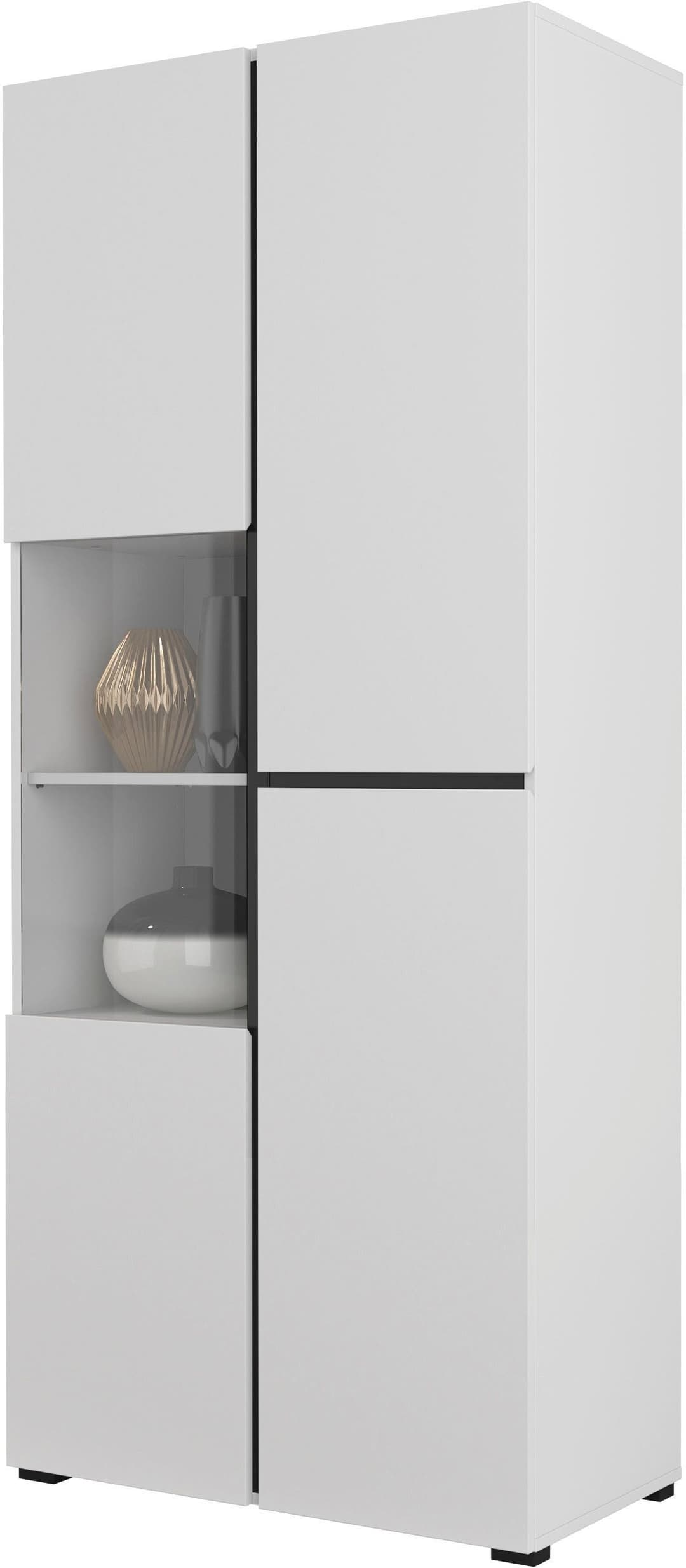 OTTO home Vitrine Cross | Weiß