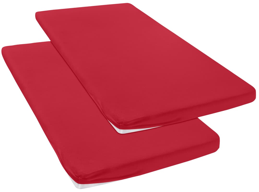 OTTO home Spannbettlaken Topper Basic | Rot