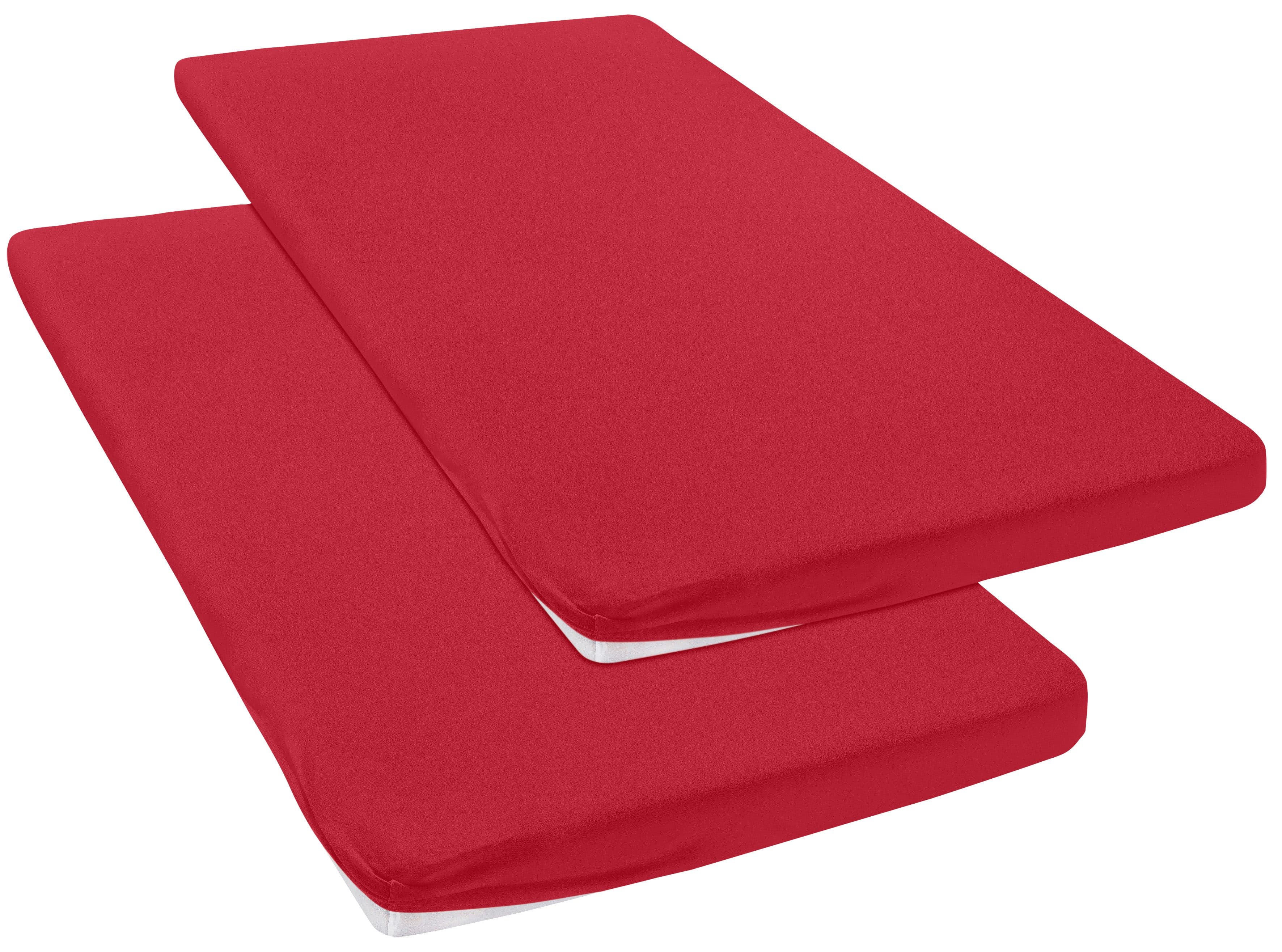 OTTO home Spannbettlaken Topper Basic | Rot
