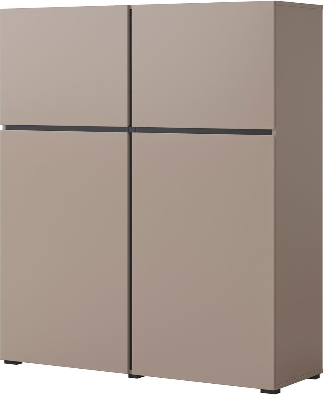 OTTO home Highboard Cross | Schwarz