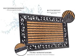 HANSE Home Fußmatte Mix Mats | Braun
