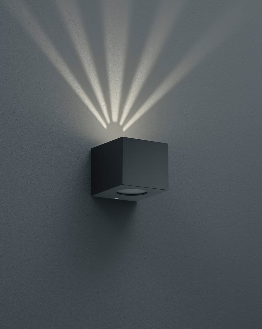 Reality Leuchten LED Außen-Wandleuchte Cordoba | Schwarz