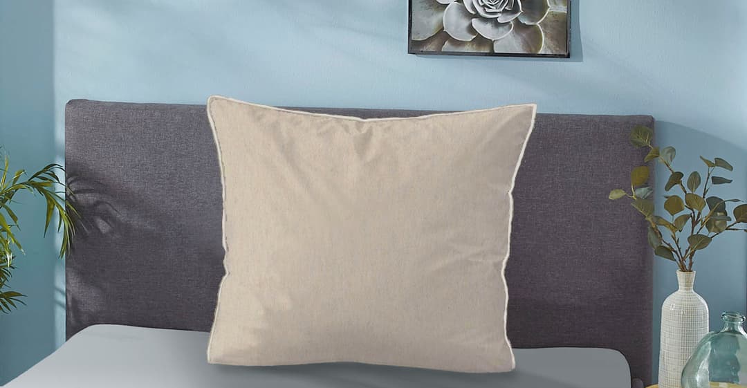 Biberna Kissenbezug Hermal Flanell | Beige