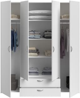 Parisot Kleiderschrank Daily 1 | Weiß