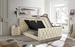 ED EXCITING DESIGN Boxspringbett "Cashfield" | Beige