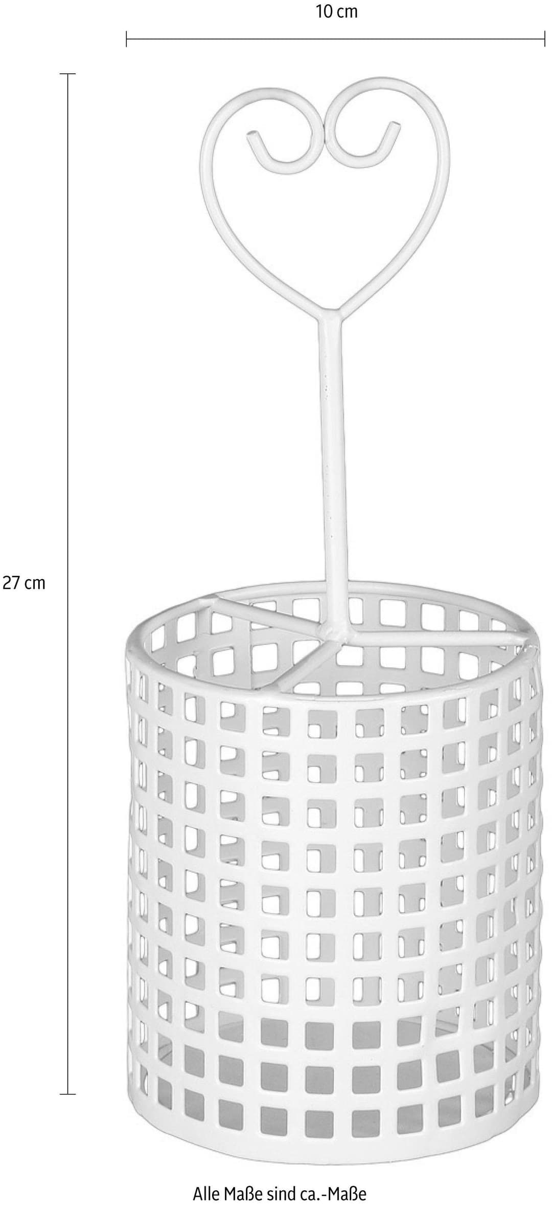 Home affaire Besteckhalter Antik II | Weiß