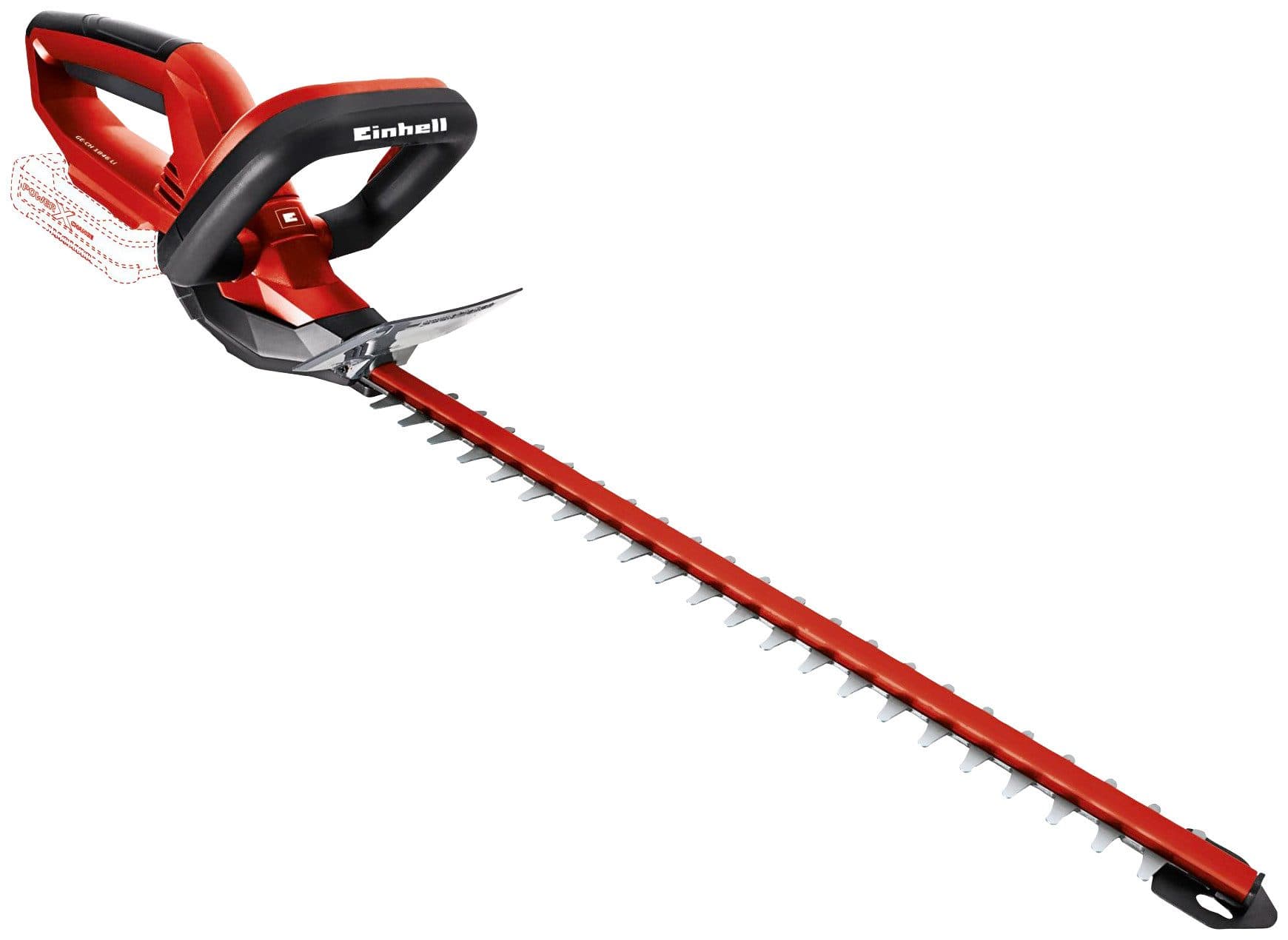 Einhell Akku-Heckenschere GC-CH 1846 Li-Solo | Rot