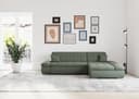DOMO collection Ecksofa Moric | Grün