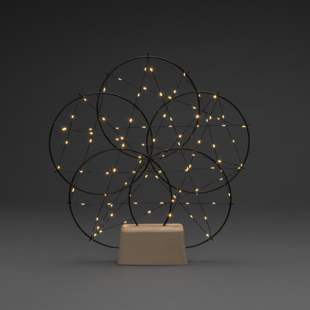 Konstsmide LED Dekolicht Weihnachtsdeko | Schwarz
