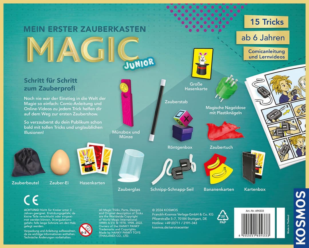 Kosmos Mein erster Zauberkasten Magic Junior | Mehrfarbig