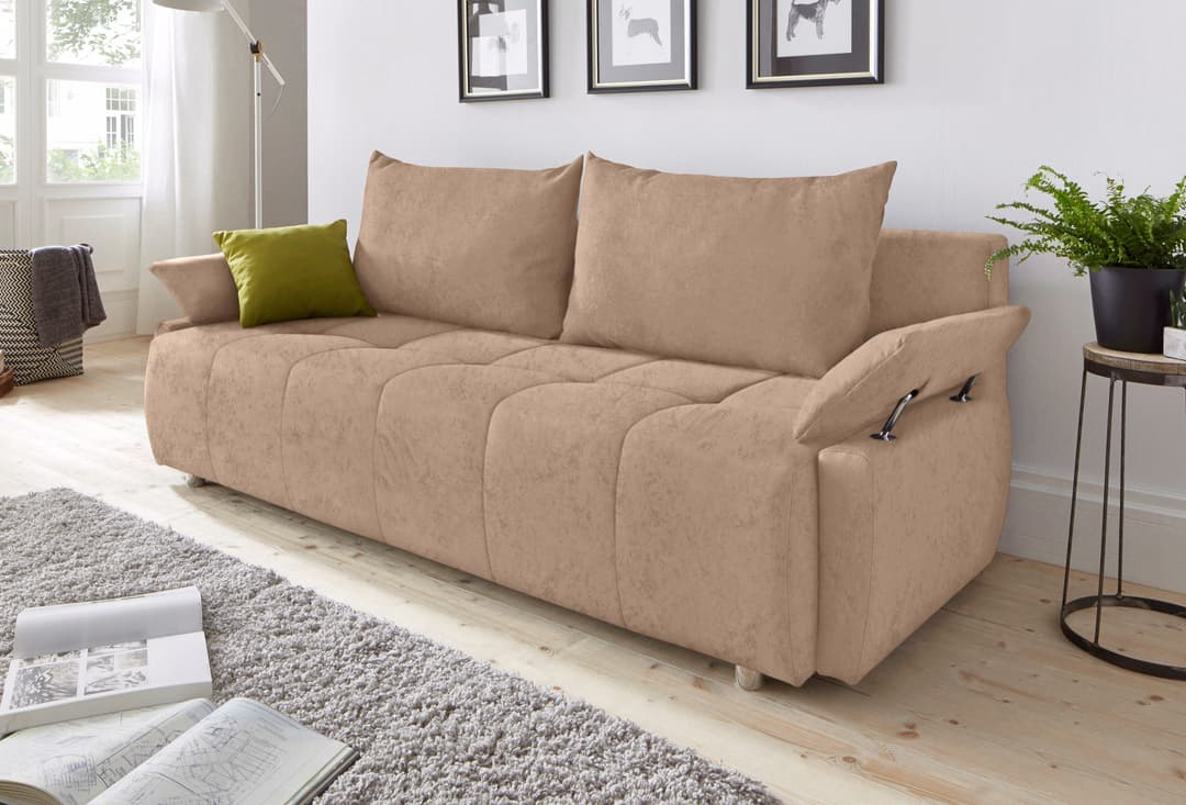 COLLECTION AB Funtastic Schlafsofa | Braun