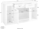 Home affaire Sideboard MERAN | Weiß 5