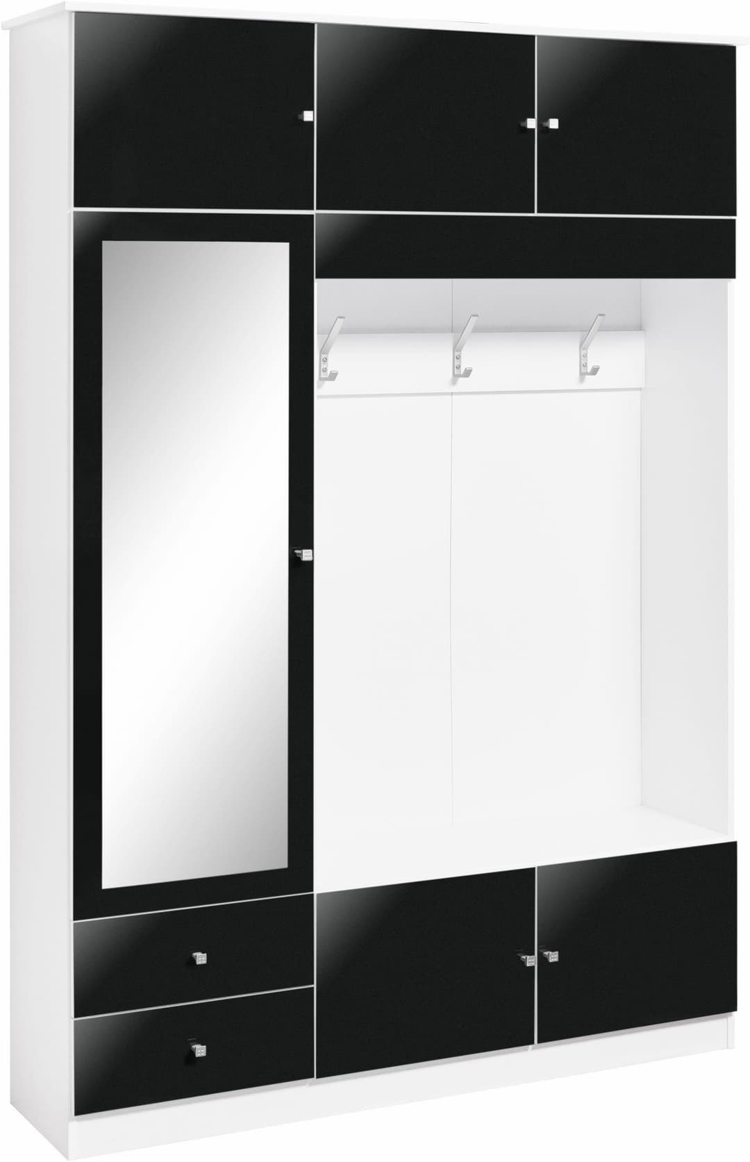 borchardt Möbel Garderobenschrank Kompakta Höhe 202 cm | Mehrfarbig