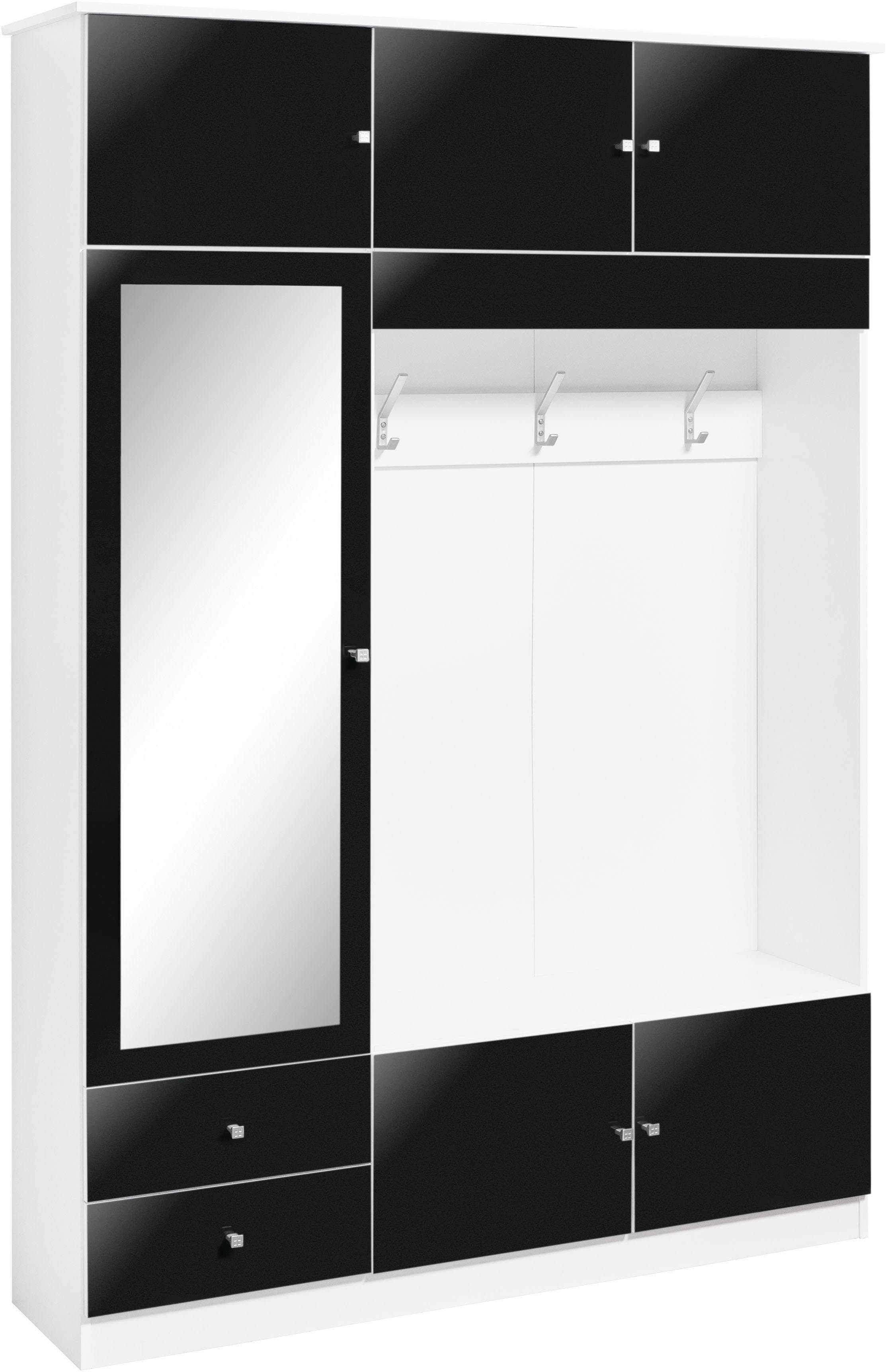 borchardt Möbel Garderobenschrank Kompakta Höhe 202 cm | Mehrfarbig