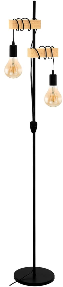 EGLO Stehlampe TOWNSHEND | Schwarz