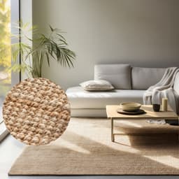 HANSE Home Teppich Jaipur Juteteppich | Beige