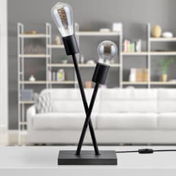 Paco Home Tischleuchte IKS | Schwarz