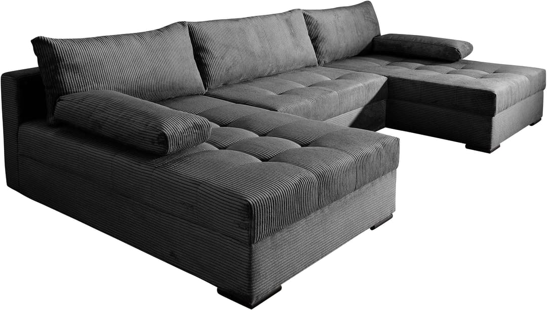 COLLECTION AB Josy U-Form Wohnlandschaft | Grau