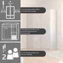 OTTO home AGORDO Eckkleiderschrank | Weiß 4