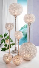 Home affaire Teelichthalter Kristall | Silber 3