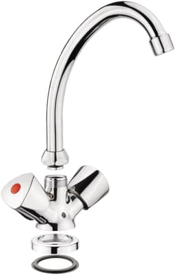 CORNAT Waschtischarmatur Lisa | Silber