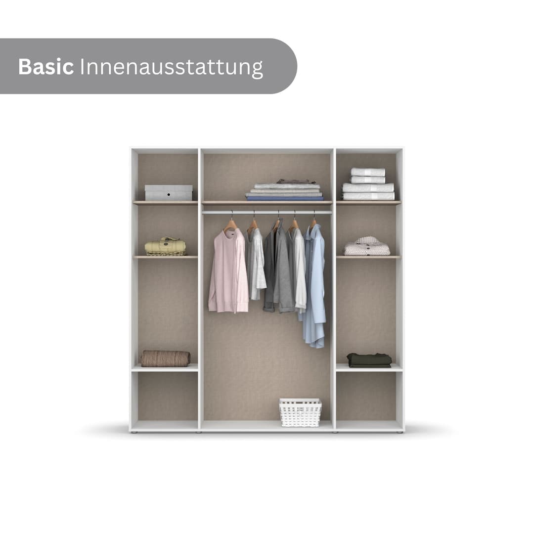 rauch Drehtürenschrank VOYAGER | Holztöne