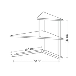 KESPER® Eckregal | Holztöne