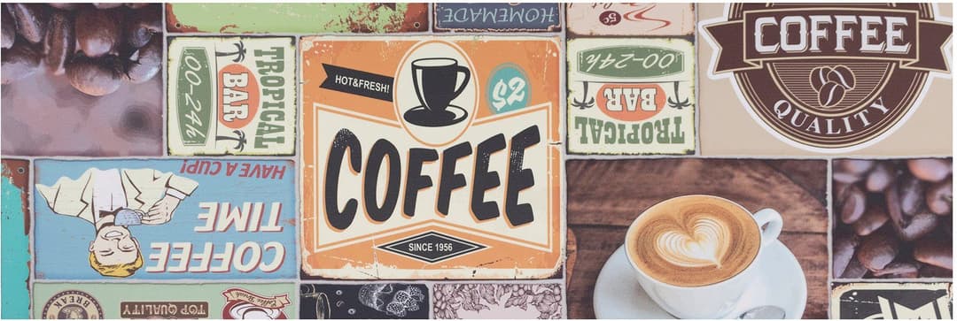 Primaflor-Ideen in Textil COFFEE TIME Küchenläufer | Braun