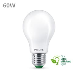 Philips LED-Leuchtmittel UltraEfficient 60W 2700K | Weiß