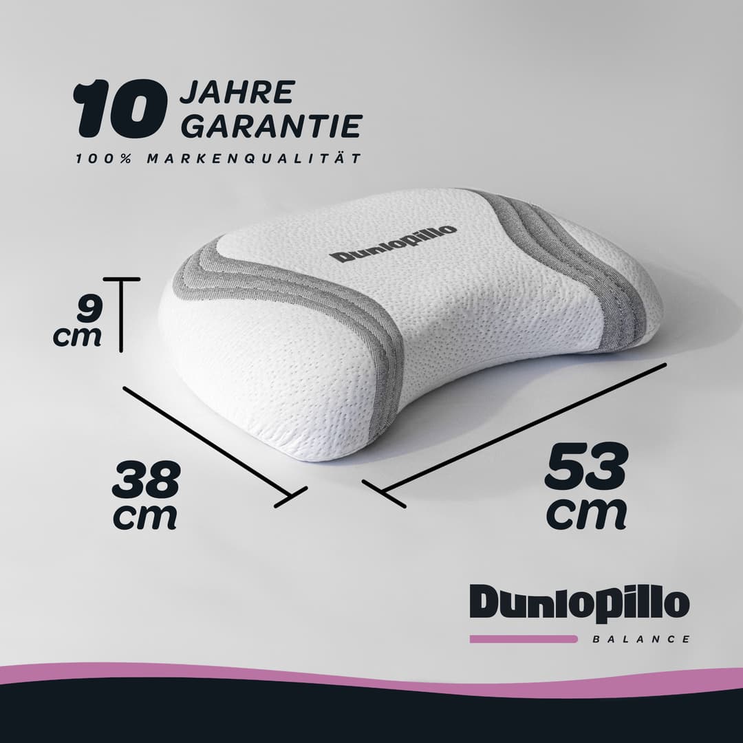 Dunlopillo Anti-Aging Nackenstützkissen | Weiß