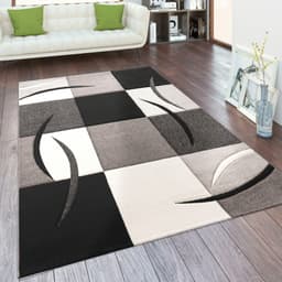 Paco Home Teppich Diamond 665 | Schwarz