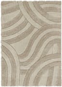 FLAIR RUGS Velvet Shaggy Teppich | Beige 2