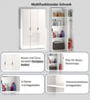 Home affaire Mehrzweckschrank JOLLY | Weiß 4