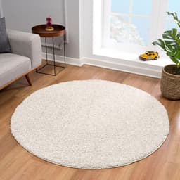 Sanat Hochflor-Teppich LOCA | Weiß
